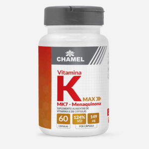 Vitamina K Max (MK7 - Menaquinona) com 60 Cápsulas