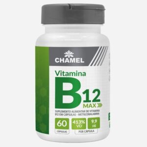 Vitamina B12 Max com 60 Cápsulas