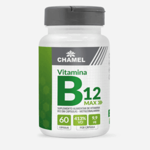 Vitamina B12 Max com 60 Cápsulas
