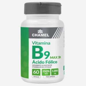 Vitamina B9 Max com 60 Cápsulas
