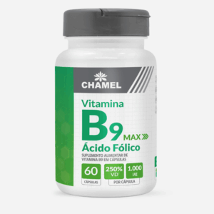 Vitamina B9 Max com 60 Cápsulas