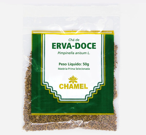 Chá de Erva Doce importada - pimpinella anisum - Chamel