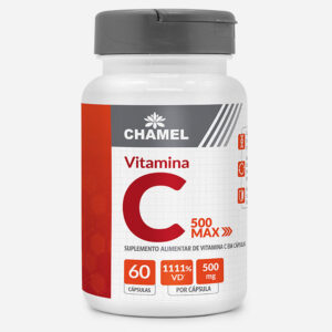 Vitamina C MAx em cápsulas de alta concentração