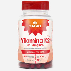 Vitamina K2 MKT Menaquinona em cápsulas. Anto conteúdo de menaquinona