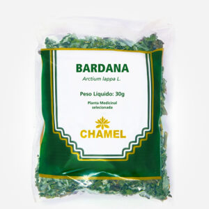 bardana arctium lappa planta medicinal selecionada Chamel