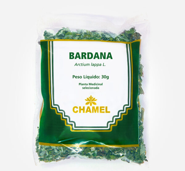 bardana arctium lappa planta medicinal selecionada Chamel