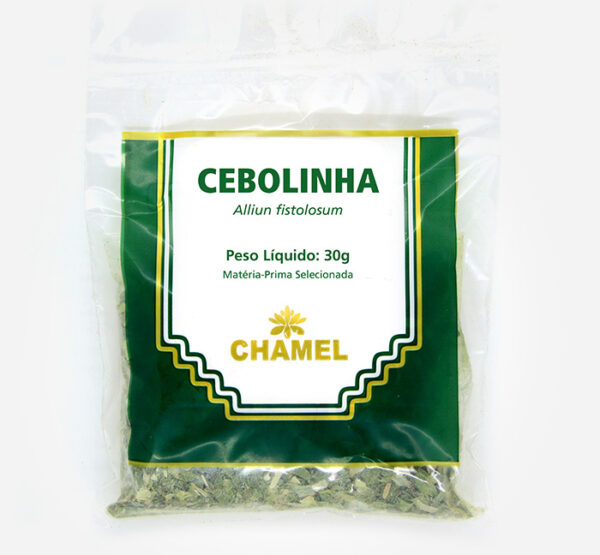 cebolinha desidratada allium fistolosum tempero chamel