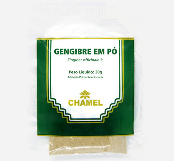 gengibre em po chamel zingiber officinale