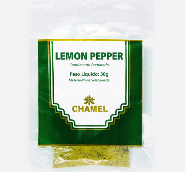 lemon pepper condimento preparado chamel